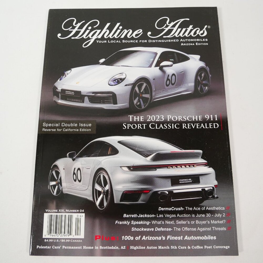 Set Of 5 Highline Autos Magazines Featuring Luxury & Sports Cars - Picture 2 of 11
